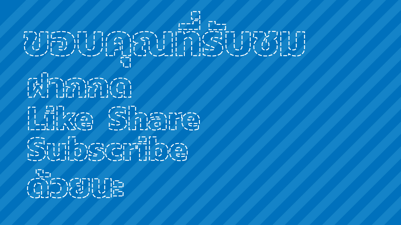 ทำตัวหนังสือเส้นแบบเส้นประ ใน Adobe Illustrator