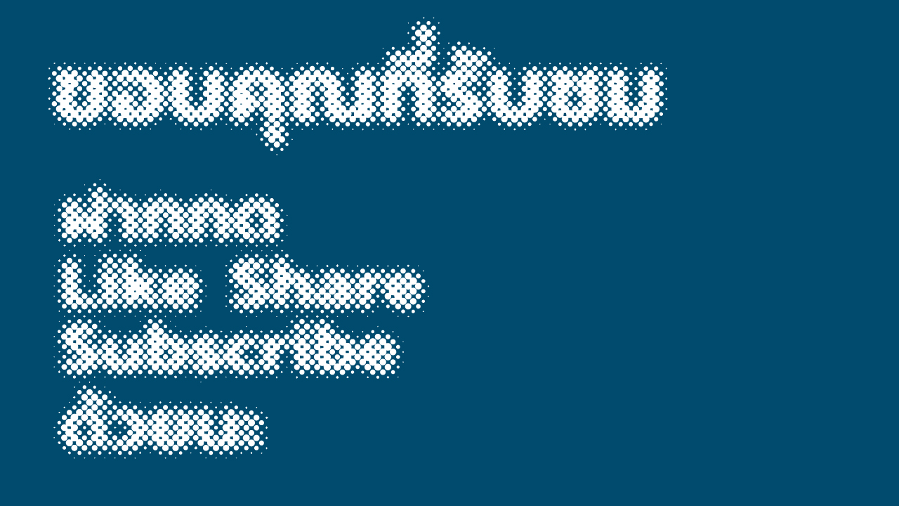 ทำข้อความแบบเม็ดสกรีน ใน Adobe Illustrator