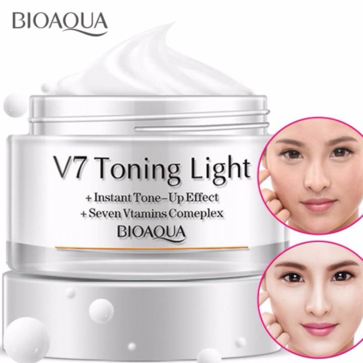 BIOAQUA V7 Toning Light ครีมลดริ้วรอย ครีมหน้าเรียวรูปตัวV ยกกระชับ