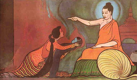 ผลการค้นหารูปภาพสำหรับ พระกีสาโคตมีเถรี