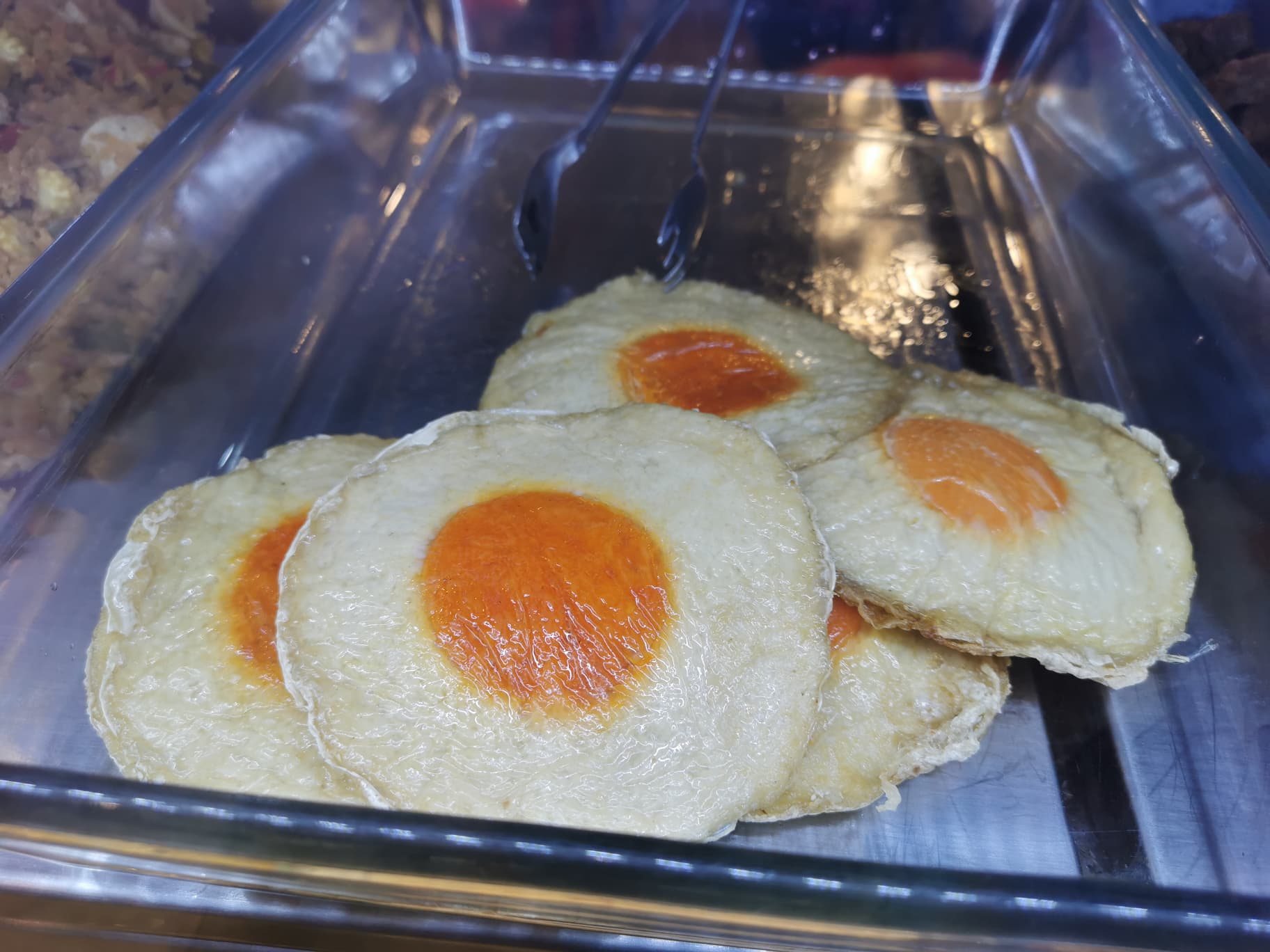อาหารเจ ไข่ดาวเจ ของร้านโซวีแกน