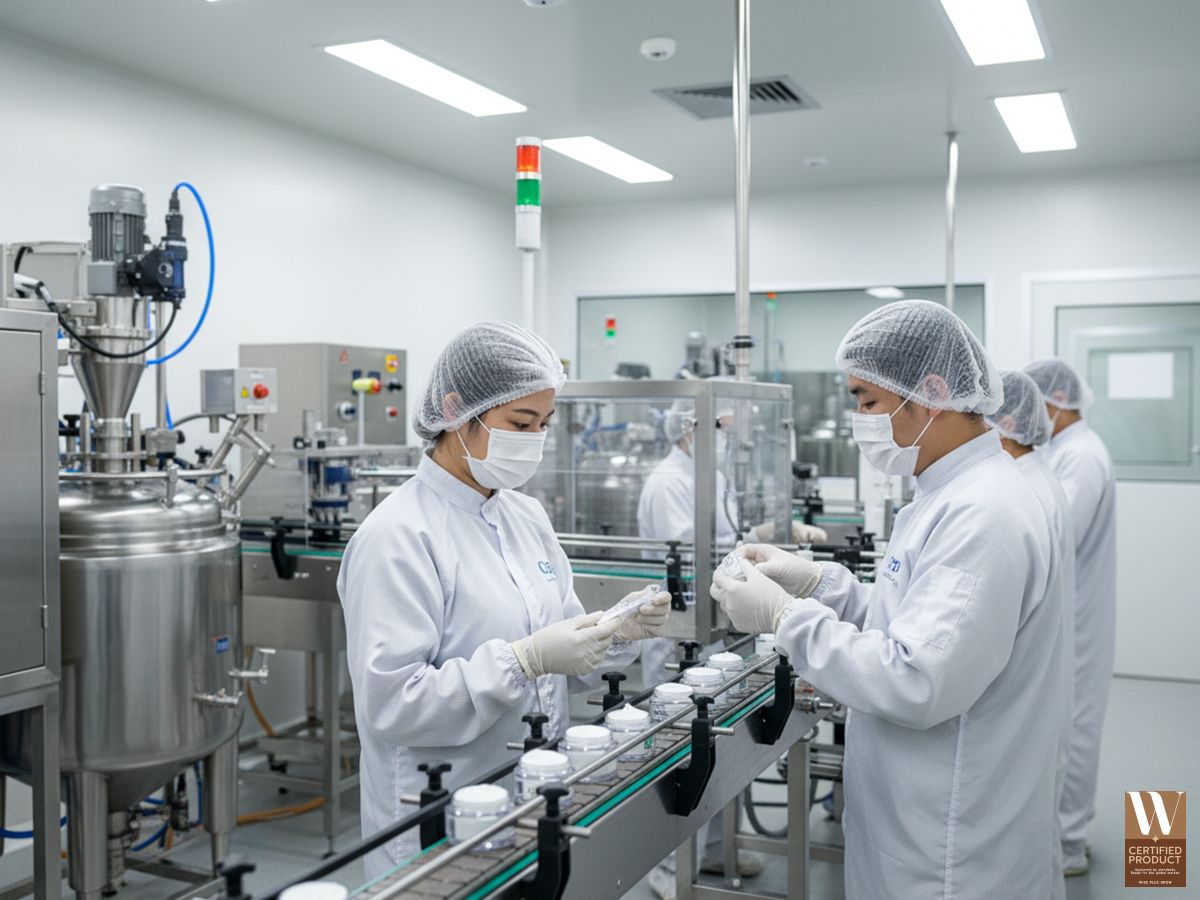 โรงงานครีมอุบลมาตรฐาน GMP ISO อย.