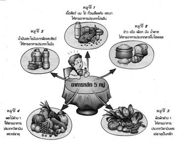อาหารหลัก 5 หมู่